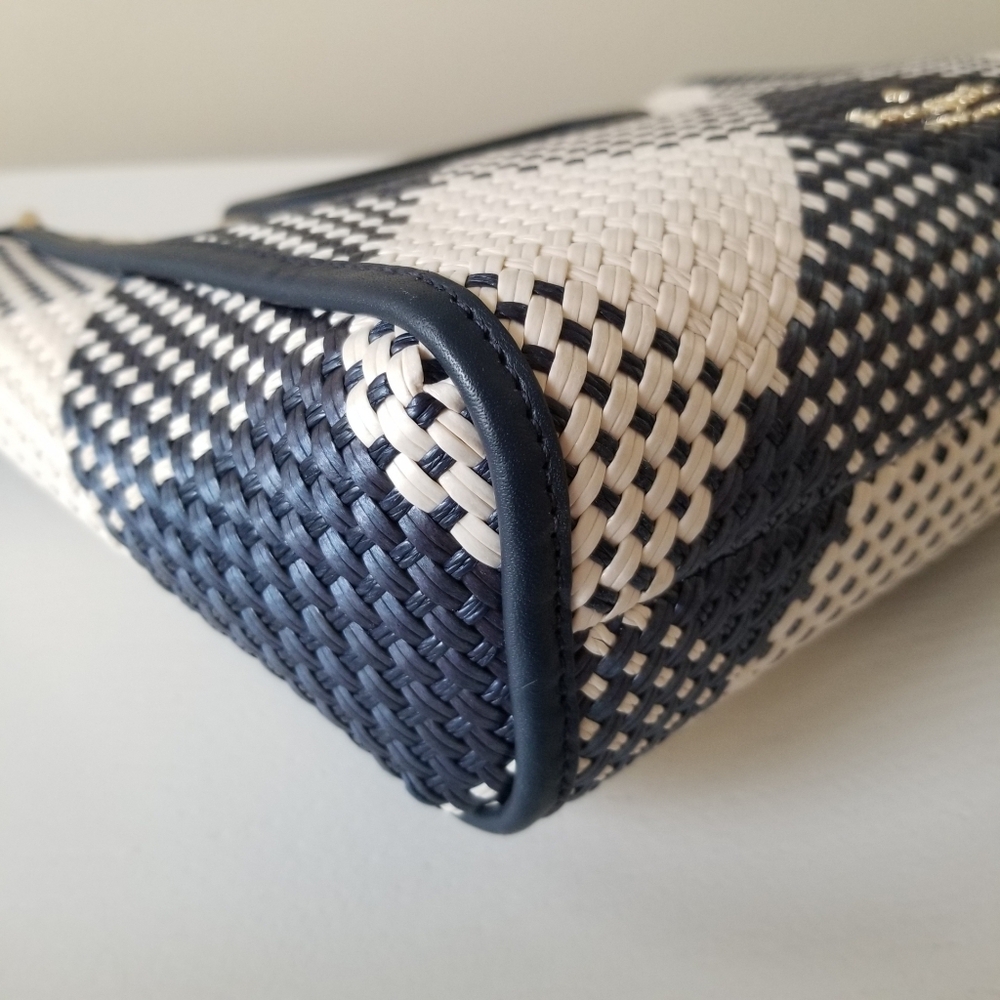 Kate Spade Woven Convertible Clutch Bag Crossbody - Picture 6 of 13